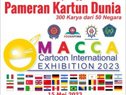 300 Karya dari 50 Negara Meriahkan Pameran Kartun Internasional Unismuh Makassar