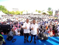 30 Ribu Warga Ikuti Jalan Anti Mager Bersama Gubernur Andi Sudirman di Pinrang 