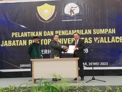 Dilantik Jadi Rektor Universitas Wallacea, Prof Wardihan Sinrang Fokus Tingkatkan Pendidikan di Sulawesi Barat