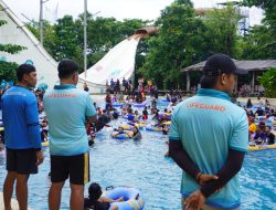 Jelang Libur Sekolah, Bugis Waterpark Adventure Ramai Pengunjung