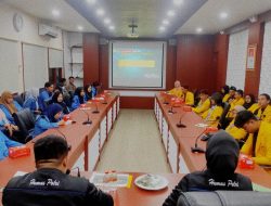 Mahasiswa UPRI dan Unismuh Kunjungan Studi Lapangan ke Kantor Humas Polda Sulsel