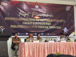 KPU Tetapkan DPT, Ada Ribuan Pemilih Potensial Non KTP El di Wajo