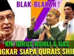 Mencengangkan, Ustaz Abdul Somad dan KH Idrus Romli Sebut Quraish Shihab Keluar dari Jumhur Ulama dan Pro ke Syiah