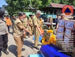 Gubernur Andi Sudirman Pastikan Pemenuhan Bantuan Korban Musibah Angin Kencang di Pinrang