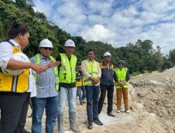 Muhammad Fauzi Tinjau Pembangunan Sabo Dam di Luwu Utara