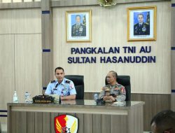 Peserta Didik Sespimti Polri Dik Reg Ke-32 Kunjungi Lanud Sultan Hasanuddin