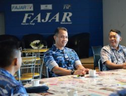 Perkuat Media Relations, Danlanud Sultan Hasanuddin Kunjungi Media Fajar