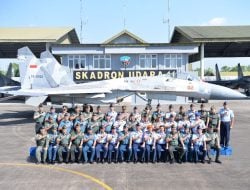 Kunjungan Perwira Siswa Dik Reg Ke-LI Sesko TNI 2023 di Lanud Sultan Hasanuddin