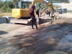 SegeraRampung, Rekonstruksi Burung-Burung – Bili-Bili di Gowa Progres Penanganan Bahu Beton