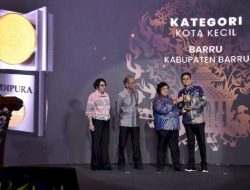 Barru Berturut-turut Raih Penghargaan Piala Adipura 2022