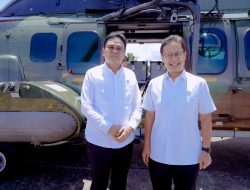Menkes Tiba dengan Helikopter, Puji Komitmen Pemkab Barru Tangani Stunting
