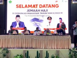 Pj Bupati Setiawan Aswad Sambut Kedatangan 393 Jamaah Haji asal Takalar di Asrama Sudiang