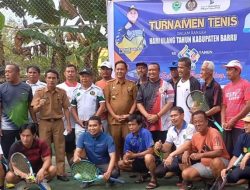 Meriahkan HUT Barru Ke 63, Pemkab Barru Menggelar Turnamen Tennis Lapangan