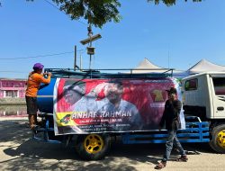 Direktur Kampanye Prabowo di Sulsel Anhar Rahman Berbagi Air Bersih ke 15 Kecamatan di Makassar