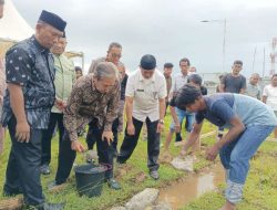 Pemkab Sidrap Dukung Sektor Keagamaan, Bupati Letakkan Baru Pertama Musallah Sport Center Panca Rijang