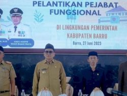 Lantik Pejabat Fungsional, Bupati Barru Tekankan Kedisiplinan Pegawai