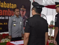 Pimpin Sertijab Karutan Pinrang, Yudi Suseno Puji Berbagai Prestasi Wahyu Trah Utomo Selama Menjabat