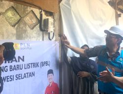 Sasar Masyarakat Tidak Mampu, 175 Rumah Tangga di Makassar Teraliri Listrik Gratis