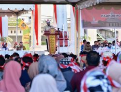 Pj Gubernur Bahtiar Saksikan Deklarasi Pemilu Damai dan Netralitas ASN Digelar di Lapangan Pancasila Palopo