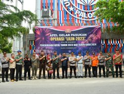 Pj Wali Kota Palopo Asrul Sani Hadiri Apel Gelar Pasukan Operasi Lilin 2023