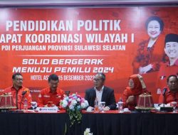Solidkan Kader Sambut Pemilu 2024, DPD PDIP Sulsel Gelar Rakorwil 