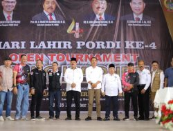 Pj Wali Kota Akbar Ali Buka Turnamen Domino Indonesia