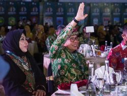 Hadiri HUT APEKSI di Palembang, TP Sebut Parepare Siap Menyonsong Era Keemasan Indonesia Tahun 2045