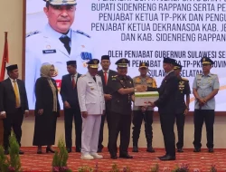 Pj Bupati Enrekang Hadiri Pelantikan Pj Bupati Sidrap dan Jeneponto