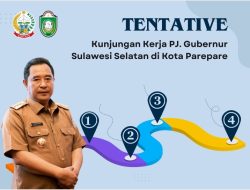 Kunker ke Parepare Selama 2 Hari, Ini agenda Pj Gubernur Sulsel