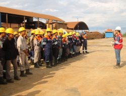 Sambut Bulan K3, PT Unity Nickel Alloy Indonesia Gelar Briefing Akbar