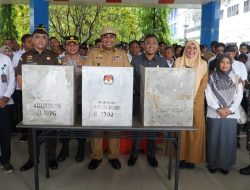2.677 Personel Gabungan TNI/Polri dan Linmas Ikut Apel Siaga Pemilu