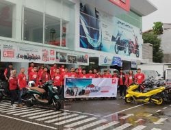 Asmo Sulsel Asah Kemampuan Safety Riding 1.000 Peserta Rolling Akbar Honda Premium Matic Riders