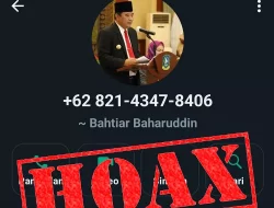 Waspada Penipuan, Modus Bantuan Hibah Masjid Catut Nama Pj Gubernur Sulsel Bahtiar Baharuddin