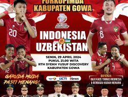 Dukung Timnas Indonesia, Pemkab Gowa Gelar Nobar Semifinal Asian Cup U-23