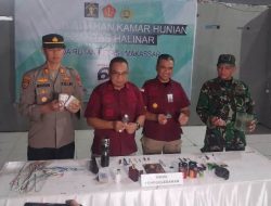 Berantas Halinar Kanwil Kemenkum HAM Sulsel Libatkan TNI dan Polri Sidak Rutan Kelas I Makassar