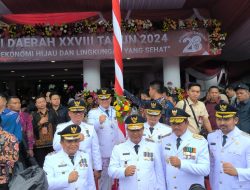 Pj Wali Kota Palopo Ikuti Upacara Hari Otonomi Daerah di Surabaya