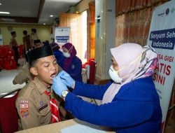 Kampanye Senyum Sehat Indonesia, 1.000 Santri di Bone Dapat Pemeriksaan Gigi Gratis