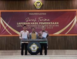 Laporan Keuangan Pemerintah Kota Makassar Tahun 2023 Raih Predikat WTP
