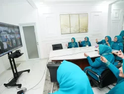 Ninuk Triyanti Zudan Silaturahmi Virtual Bersama Pengurus PKK dan Dekranasda Kabupaten/Kota se-Sulsel
