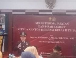 Hadiri Sertijab Kepala Kantor Imigrasi, Sekda Parepare Harap Kerja Sama dengan Terus Ditingkatkan