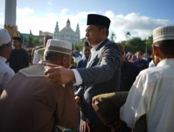 Pj Wali Kota Parepare Sholat Idul Adha Bersama Ribuan Warga di Lapangan Andi Makkasau