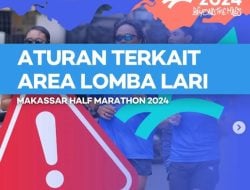 Area Lari Makassar Half Maraton Dibatasi, Fotografer Tidak Resmi Dilarang Ambil Gambar