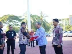 Kakanwil Kemenkumham Sulsel Beri Penghargaan 3 Pegawai dan 1 PPNPN Teladan