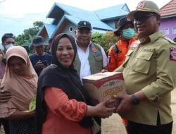 Pj Wali Kota Palopo Berikan Bantuan Kepada Korban Banjir Luwu