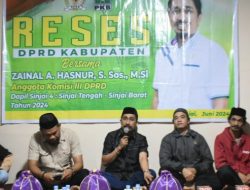 Zainal A Hasnur dari Fraksi PKB: Ratusan KK Butuh Bantuan Meteran Air dan PJU