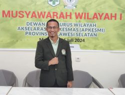 Terpilih Secara Aklamasi, dr Muhammad Yunus Pimpin Apkesmi Provinsi Sulsel