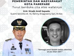 Mantan Wakil Ketua DPRD Parepare Berpulang, Pj Wali Kota Sampaikan Belasungkawa