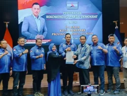 Partai Demokrat Serahkan Rekomendasi untuk Erna Taufan Pawe – Rahmat Sjamsu Alam di Pilwalkot Parepare