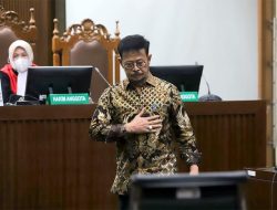 Nota Pembelaan, SYL Sesalkan Saksi-saksi di Persidangan yang Sangat Membunuh Karakternya