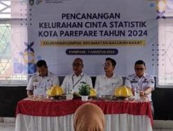 Gandeng BPS, Pemkot Parepare Luncurkan Program Cinta Statistik di Kelurahan Lumpue